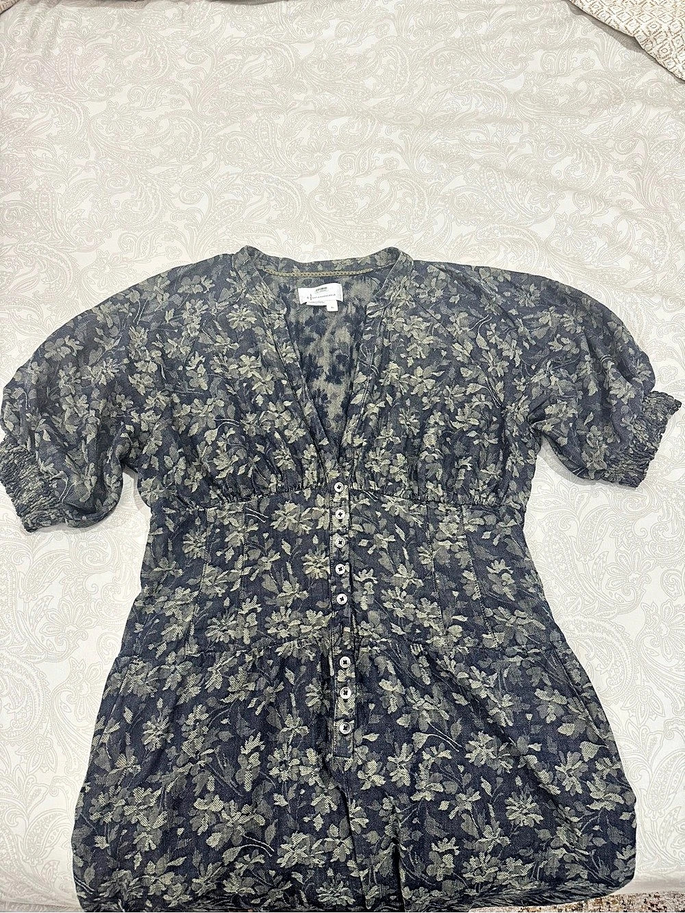 Anthropologie Floral Jumpsuit XL